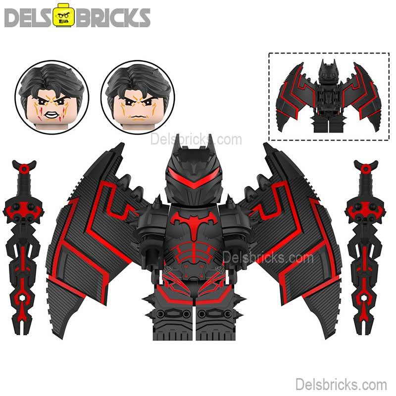 Hellbat Batman Lego Minifigures Custom toys - DelsBricks MinifiguresMinifiguresDelsBricks MinifiguresDelsbricks
