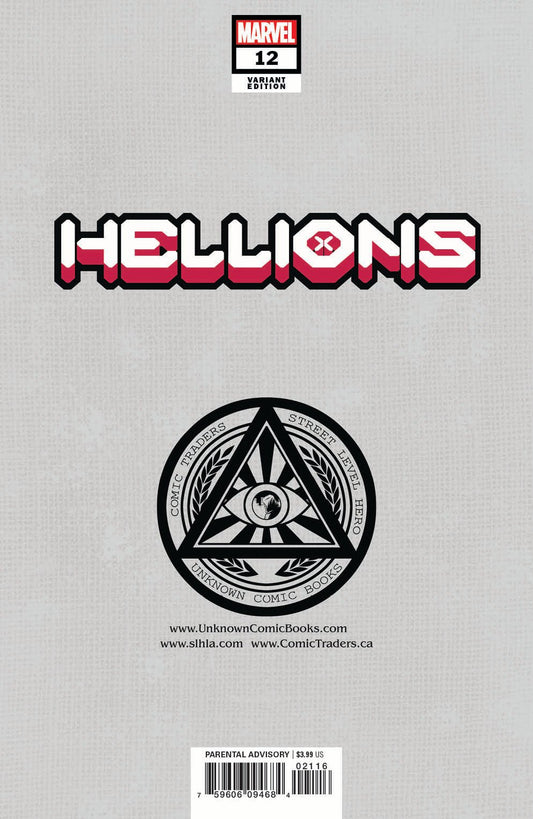 Hellions 12 Unknown Comics Sabine Rich Exclusive Virgin Var Gala (06/02/2021) - DelsBricks Toys & CollectiblesCOMIC BOOK EXCLUSIVEDelsBricks Toys & CollectiblesUnknown Comic Books