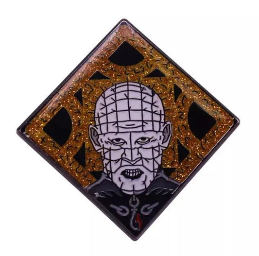 Hellraiser Pinhead Lament configuration Enamel Pins Near Me - DelsBricks MinifiguresEnamel Pins Copper Lapel fashion PinsDelsBricks MinifiguresDelsbricks.com