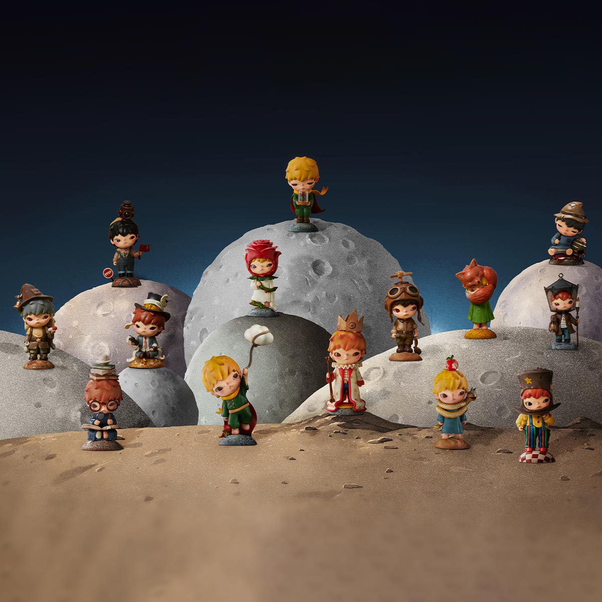 Hirono × Le Petit Prince Series Figures Blind Box - DelsBricks Toys & CollectiblesFigureDelsBricks Toys & CollectiblesSuper Anime Store