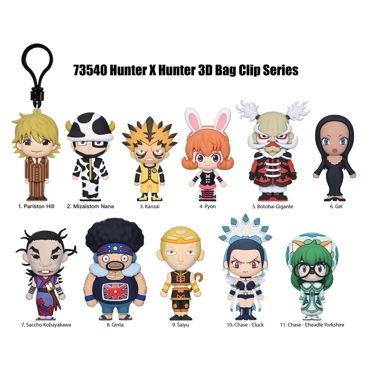 Hunter x Hunter Series 6 3D Foam Blind Bag Clip by Monogram - DelsBricks Toys & CollectiblesKeychainDelsBricks Toys & CollectiblesSuper Anime Store