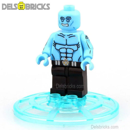 Iceman From X - Men Lego Minifigures custom toys (limited) - DelsBricks MinifiguresMinifiguresDelsBricks MinifiguresDelsbricks
