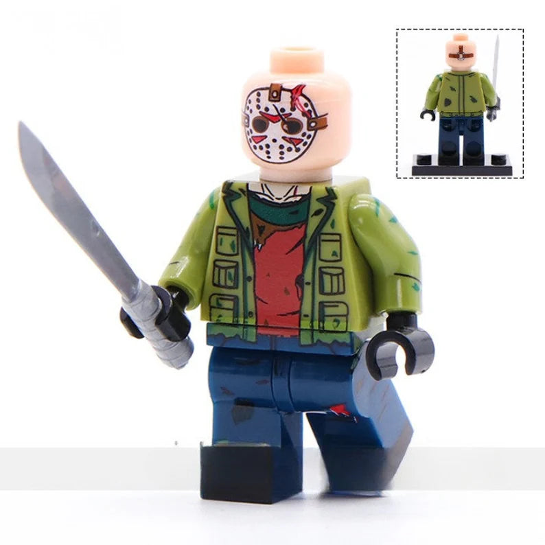 Jason Voorhees Friday The 13th Lego Horror Minifigures Delsbricks.com   