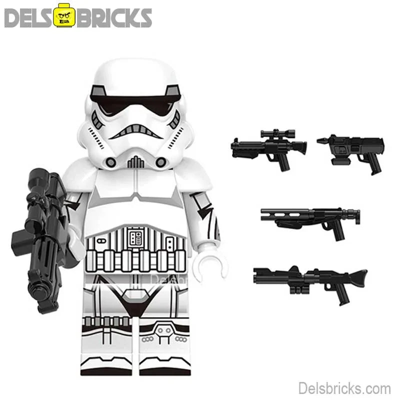 Imperial Stormtrooper & Blasters Lego Star Wars Minifigures Custom Toys - DelsBricks MinifiguresLego Star Wars MinifiguresDelsBricks MinifiguresDelsbricks.com