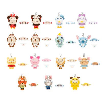 [In Stock] MINISO Disney Squinting Sleepwear Series Plush Keychains Gift Blind Box - DelsBricks Toys & CollectiblesDelsBricks Toys & CollectiblesRalphie's Funhouse