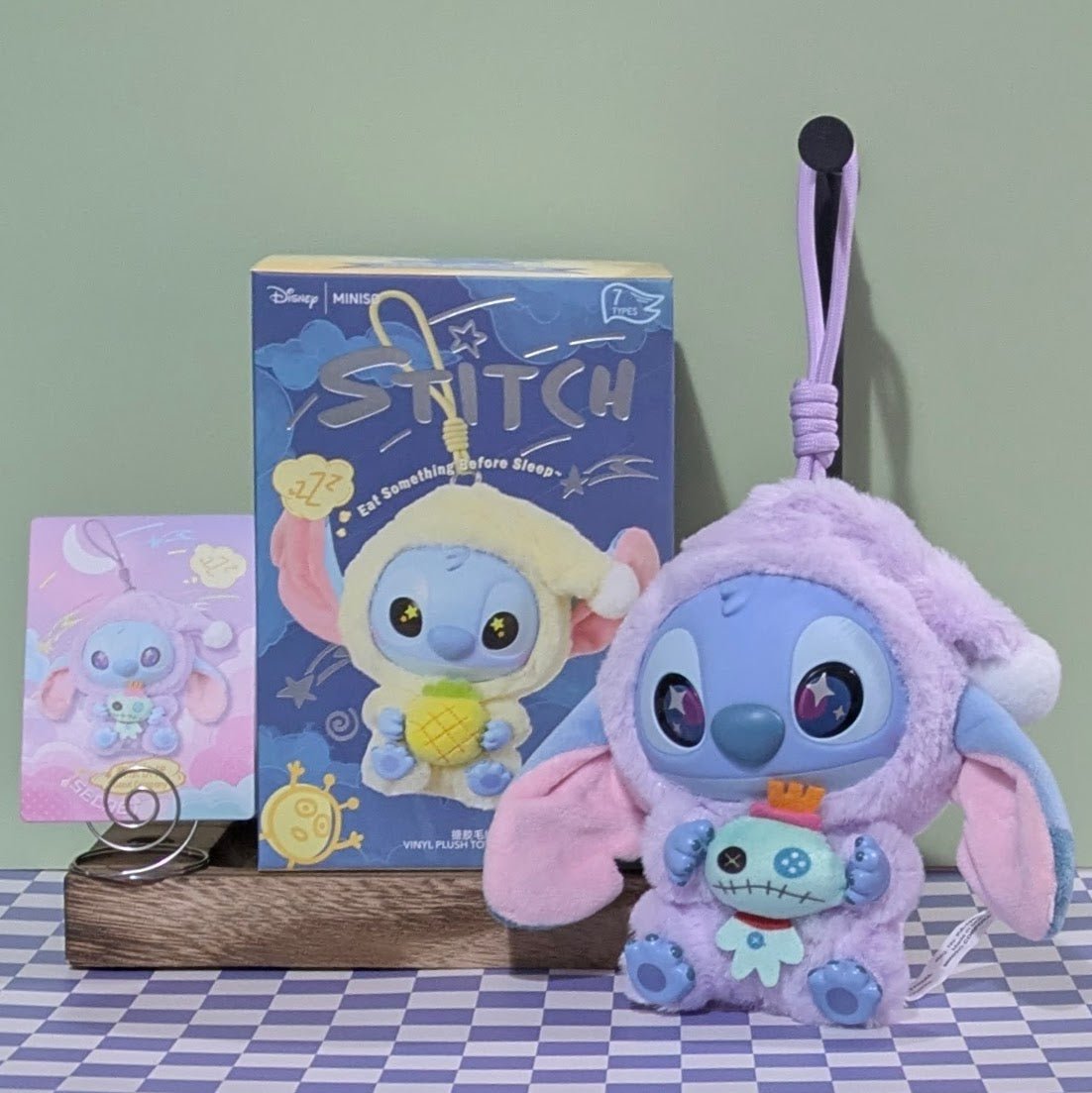 [In Stock] MINISO Stitch Eat Something Before Sleep Plush Keychain Blind Box - DelsBricks Toys & CollectiblesDelsBricks Toys & CollectiblesRalphie's Funhouse