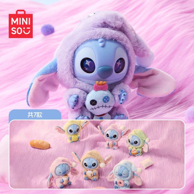 [In Stock] MINISO Stitch Eat Something Before Sleep Plush Keychain Blind Box - DelsBricks Toys & CollectiblesDelsBricks Toys & CollectiblesRalphie's Funhouse