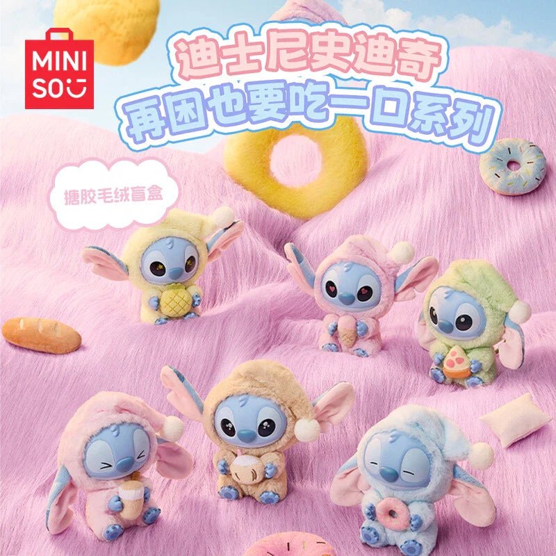 [In Stock] MINISO Stitch Eat Something Before Sleep Plush Keychain Blind Box - DelsBricks Toys & CollectiblesDelsBricks Toys & CollectiblesRalphie's Funhouse