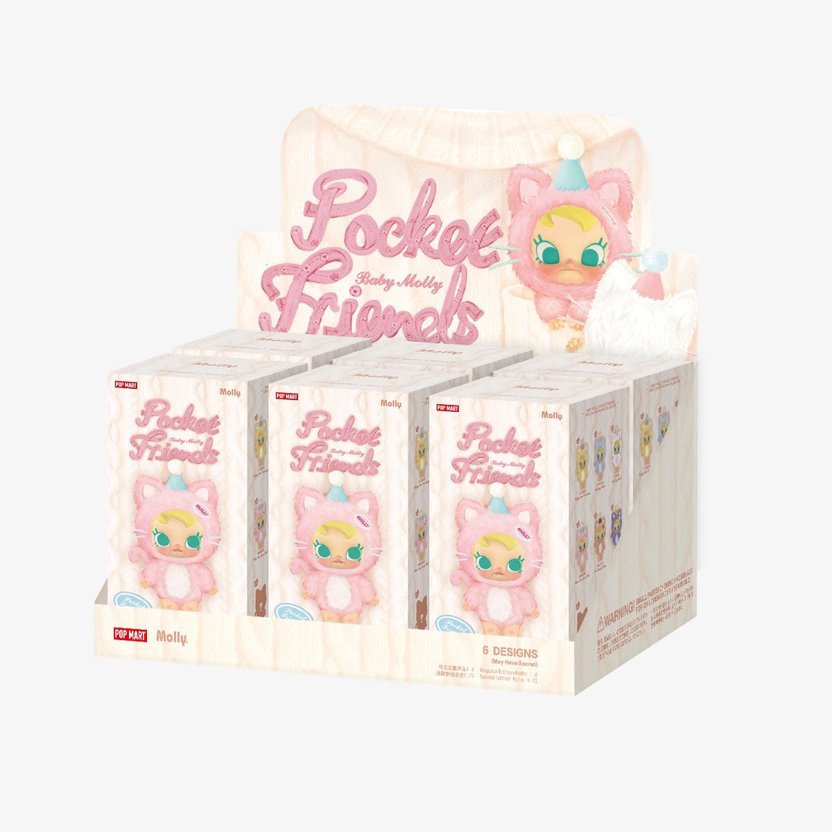 [IN STOCK] POPMART BABY MOLLY Pocket Friends Series Vinyl Plush Pendant Blind Box - DelsBricks Toys & CollectiblesDelsBricks Toys & CollectiblesRalphie's Funhouse