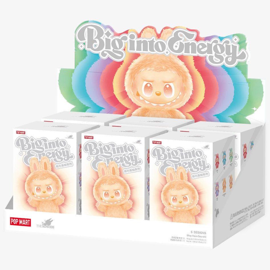 [In Stock] POPMART Big into Energy Series - Vinyl Plush Pendant Blind Box Labubu - DelsBricks Toys & CollectiblesDelsBricks Toys & CollectiblesRalphie's Funhouse