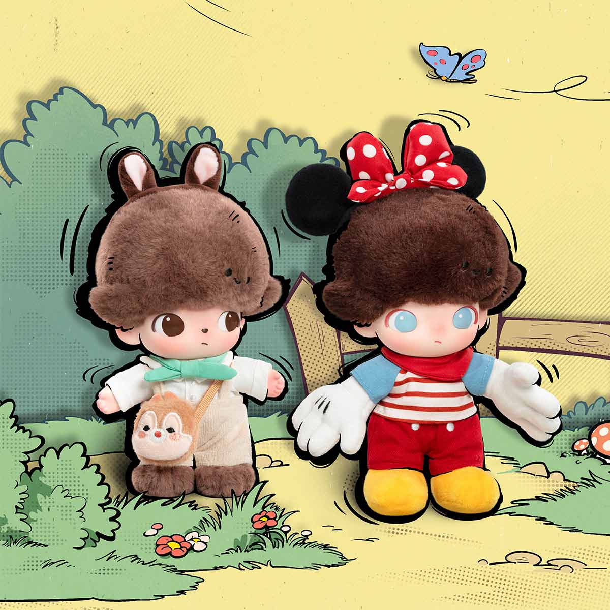 [In Stock] POPMART DIMOO WORLD × DISNEY Series - Vinyl Plush Keychain Blind Box (SEALED) - DelsBricks Toys & CollectiblesDelsBricks Toys & CollectiblesRalphie's Funhouse