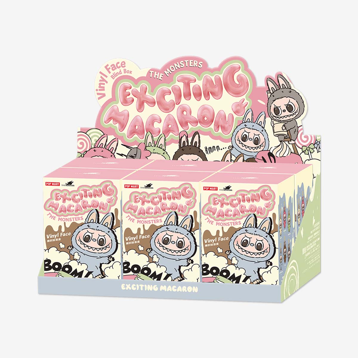 [IN STOCK] POPMART Exciting Macaron Vinyl Face Blind Box Labubu - DelsBricks Toys & CollectiblesDelsBricks Toys & CollectiblesRalphie's Funhouse