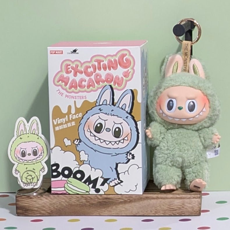 [IN STOCK] POPMART Exciting Macaron Vinyl Face Blind Box Labubu - DelsBricks Toys & CollectiblesDelsBricks Toys & CollectiblesRalphie's Funhouse