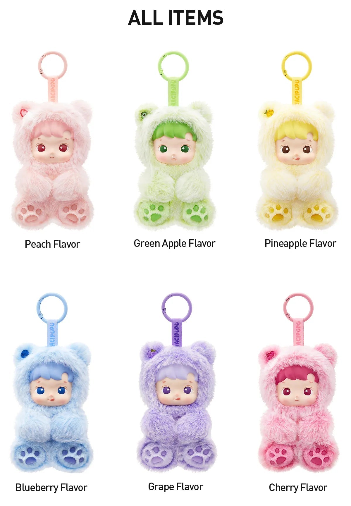 [In Stock] POPMART HACIPUPU Gummy Bear Series - Vinyl Plush Pendant Blind Box (SEALED) - DelsBricks Toys & CollectiblesDelsBricks Toys & CollectiblesRalphie's Funhouse