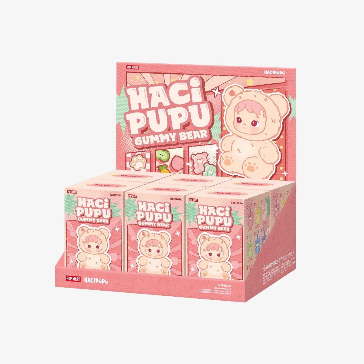 [In Stock] POPMART HACIPUPU Gummy Bear Series - Vinyl Plush Pendant Blind Box (SEALED) - DelsBricks Toys & CollectiblesDelsBricks Toys & CollectiblesRalphie's Funhouse