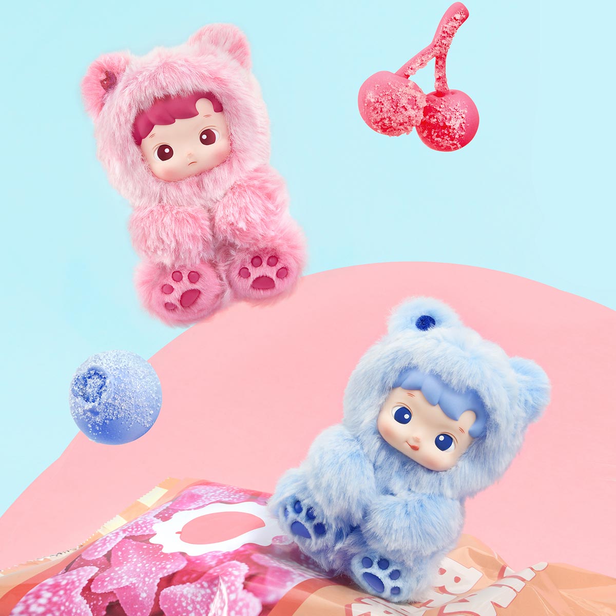 [In Stock] POPMART HACIPUPU Gummy Bear Series - Vinyl Plush Pendant Blind Box (SEALED) - DelsBricks Toys & CollectiblesDelsBricks Toys & CollectiblesRalphie's Funhouse