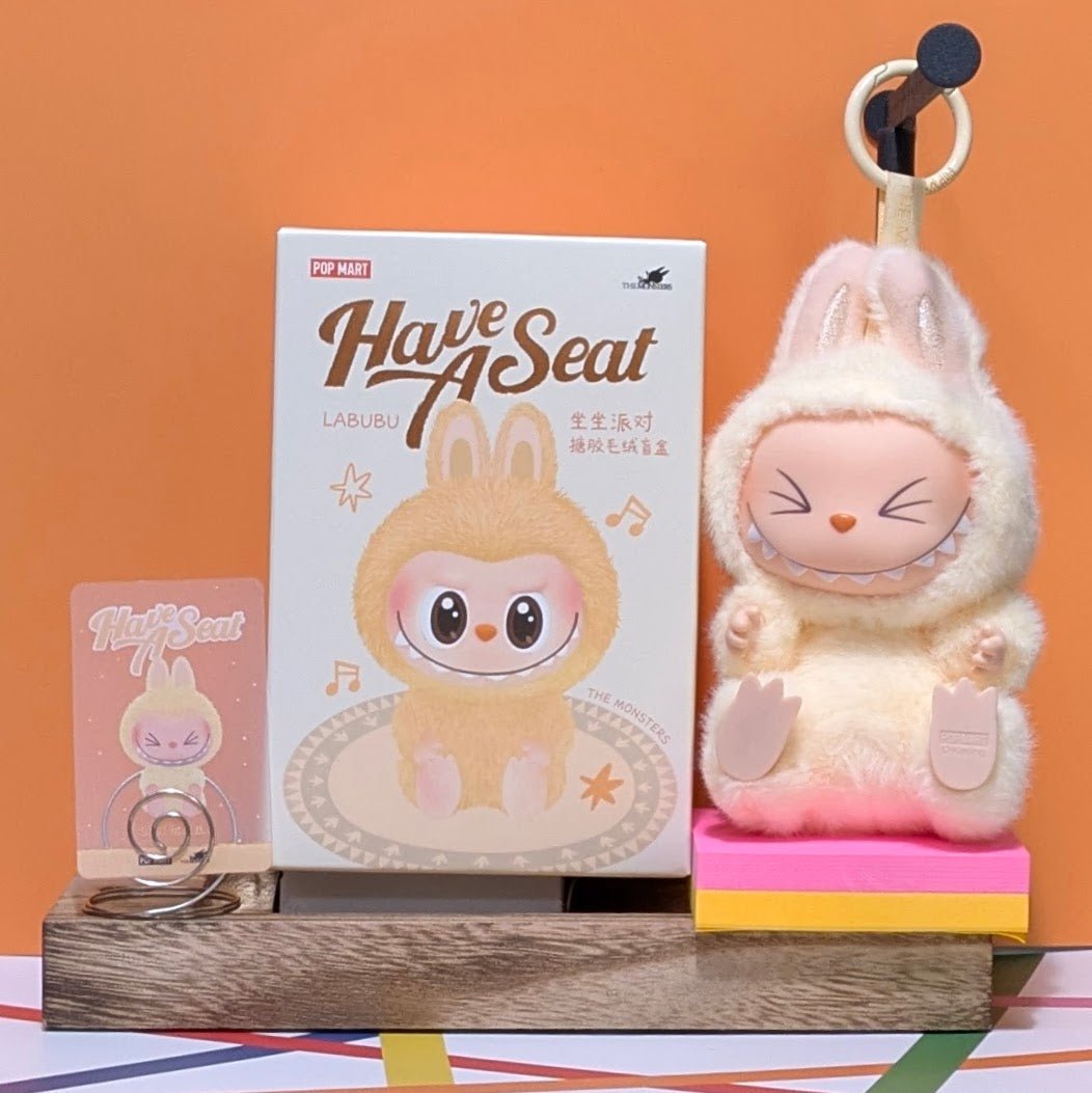 [IN STOCK] POPMART Have a Seat Vinyl Plush Blind Box Labubu - DelsBricks Toys & CollectiblesDelsBricks Toys & CollectiblesRalphie's Funhouse