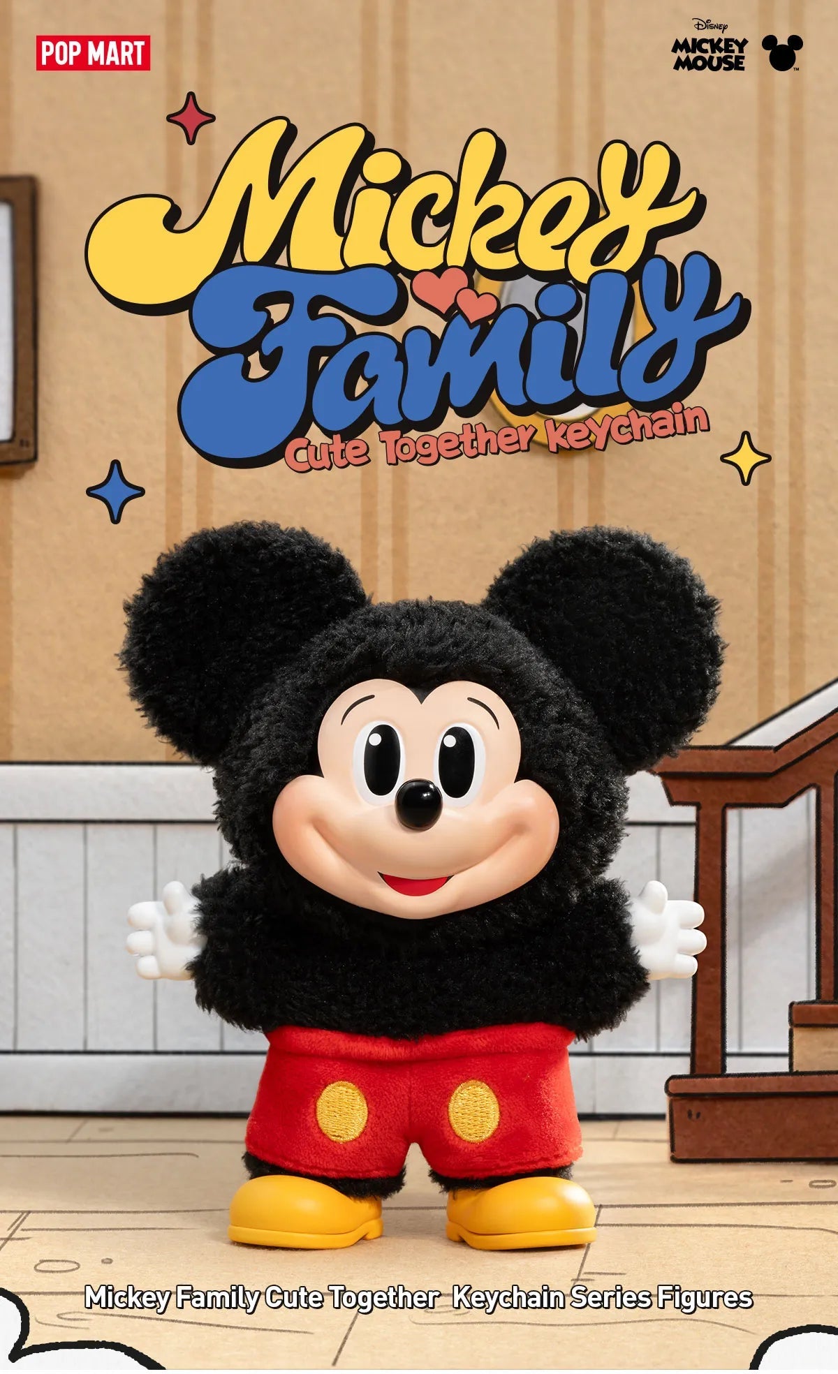 [IN STOCK] POPMART Mickey Family Cute Together Keychain Series Figures - DelsBricks Toys & CollectiblesDelsBricks Toys & CollectiblesRalphie's Funhouse