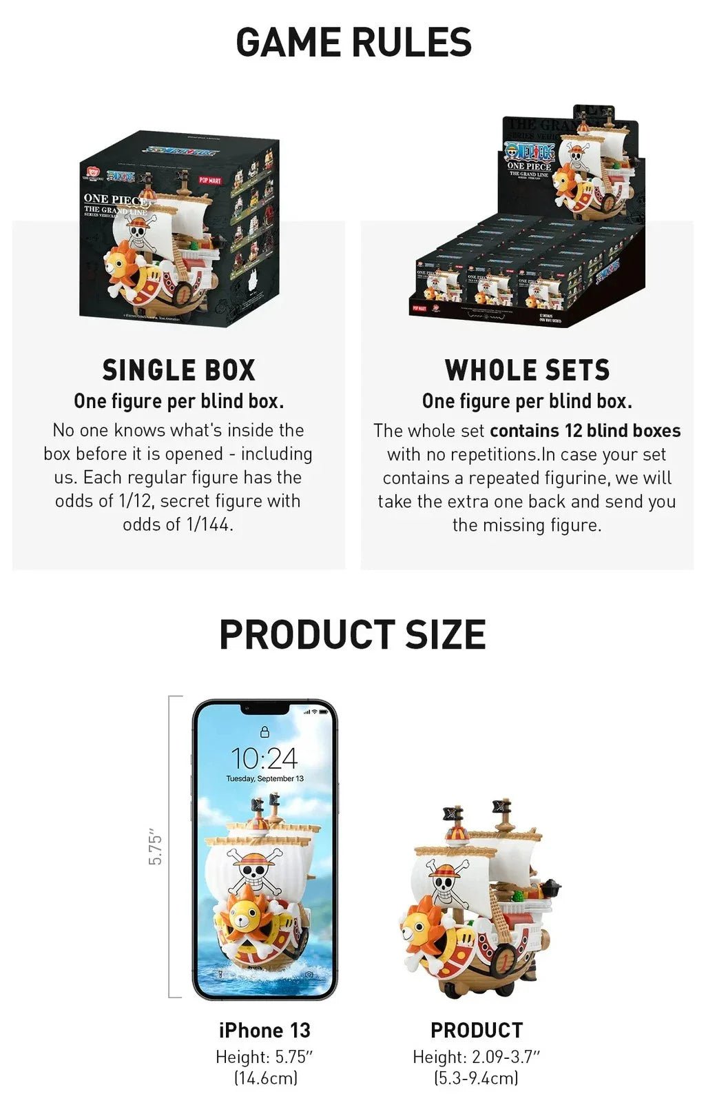 [IN STOCK] POPMART One Piece: The Grand Line Series - DelsBricks Toys & CollectiblesDelsBricks Toys & CollectiblesRalphie's Funhouse