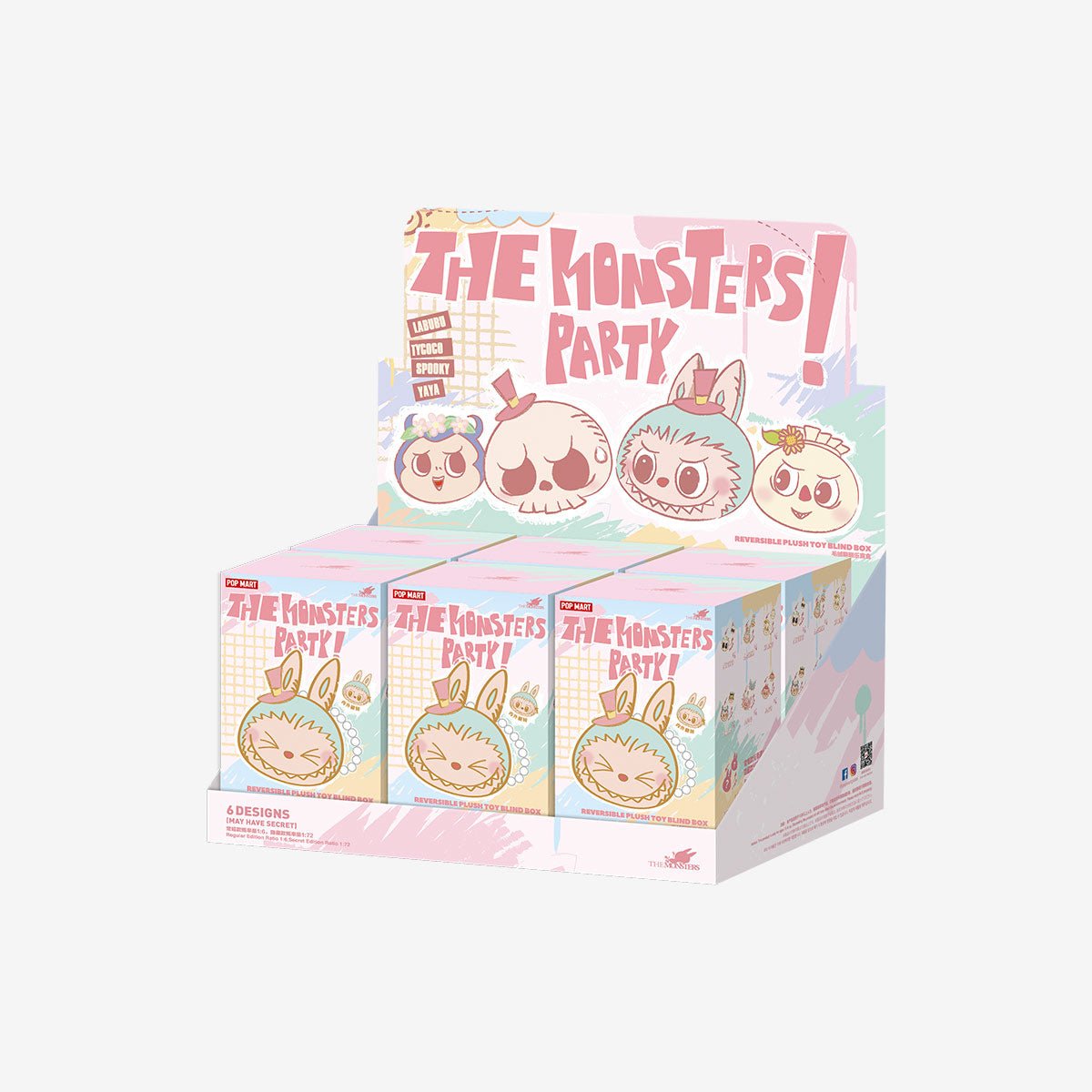 [In Stock] POPMART Party Series - Reversible Plush (SEALED) - DelsBricks Toys & CollectiblesDelsBricks Toys & CollectiblesRalphie's Funhouse