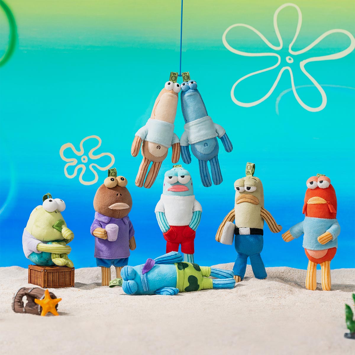 [In Stock] POPMART SPONGEBOB Bikini Bottom Buddies - Whimsical Plush Series Blind Box - DelsBricks Toys & CollectiblesDelsBricks Toys & CollectiblesRalphie's Funhouse