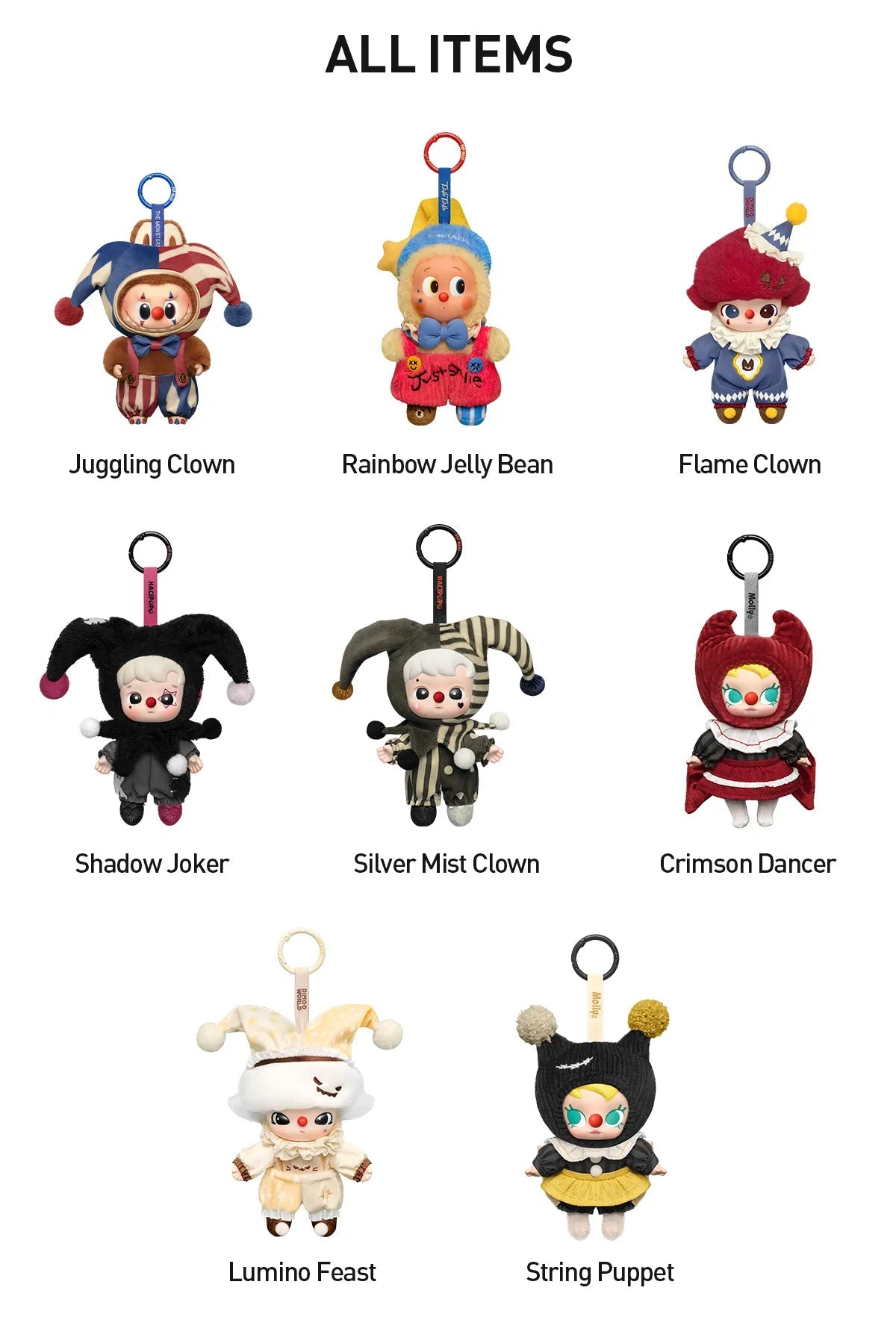 (In Stock) POPMART WHY SO SERIOUS Series - Vinyl Plush Pendant Blind Box - DelsBricks Toys & CollectiblesDelsBricks Toys & CollectiblesRalphie's Funhouse