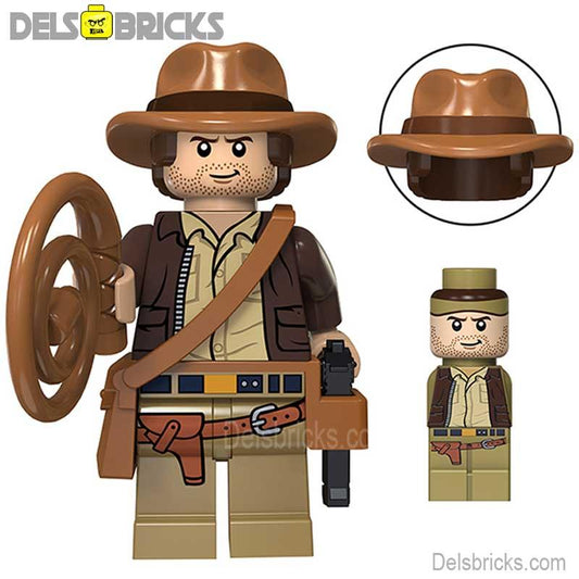 Indiana Jones | Lego Minifigures Custom Toys - DelsBricks MinifiguresMinifiguresDelsBricks MinifiguresDelsbricks