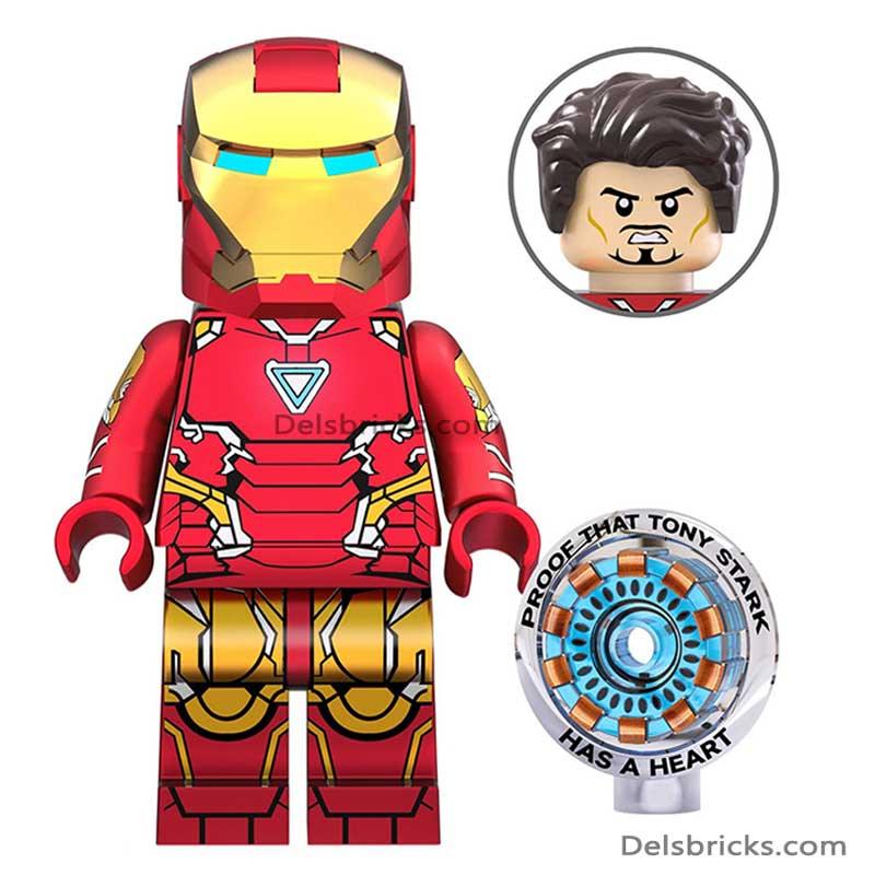 Iron Man Avengers Tony Stark Lego Minifigures Custom Toys 2 - DelsBricks MinifiguresMinifiguresDelsBricks MinifiguresDelsbricks