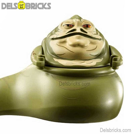 Jabba the Hutt Star Wars Lego Minifigures custom toys - DelsBricks MinifiguresLego Star Wars MinifiguresDelsBricks MinifiguresDelsbricks.com