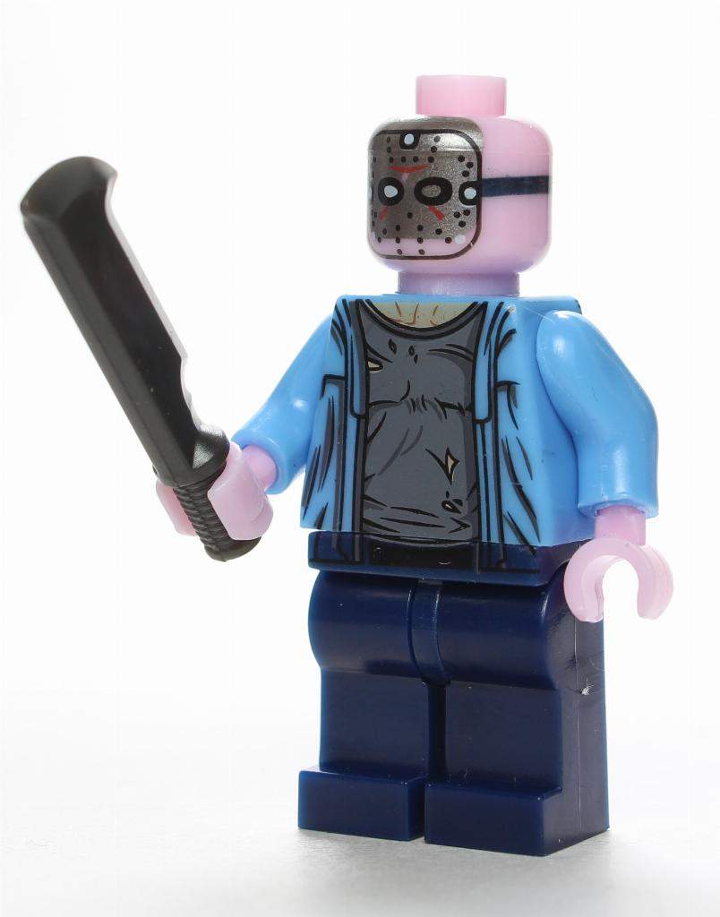 Jason Voorhees Friday The 13th - Blue NES Lego Horror Minifigures Delsbricks.com   