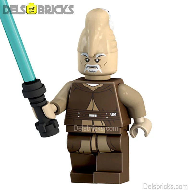 jedi master Ki Adi Mundi Lego Star Wars Minifigures Custom Toys - DelsBricks MinifiguresLego Star Wars MinifiguresDelsBricks MinifiguresDelsbricks.com