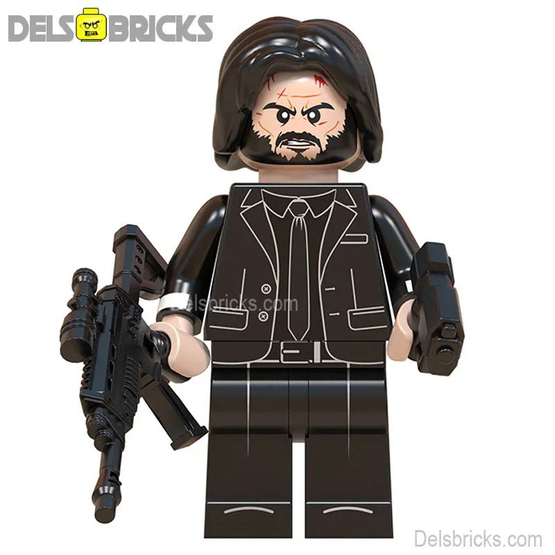 John Wick New Lego Minifigures Custom Toys - DelsBricks MinifiguresMinifiguresDelsBricks MinifiguresDelsbricks