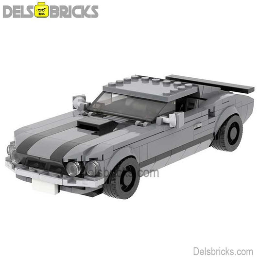 John Wick's Classic Mustang Toy car Lego Minifigures Custom Building Block Toys - DelsBricks MinifiguresMinifiguresDelsBricks MinifiguresDelsbricks