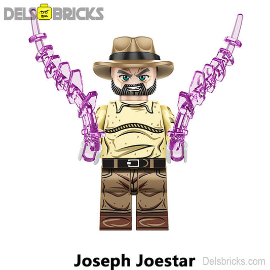 Joseph Joestar Jojo's Bizarre Adventure Anime Lego Minifigures custom toys