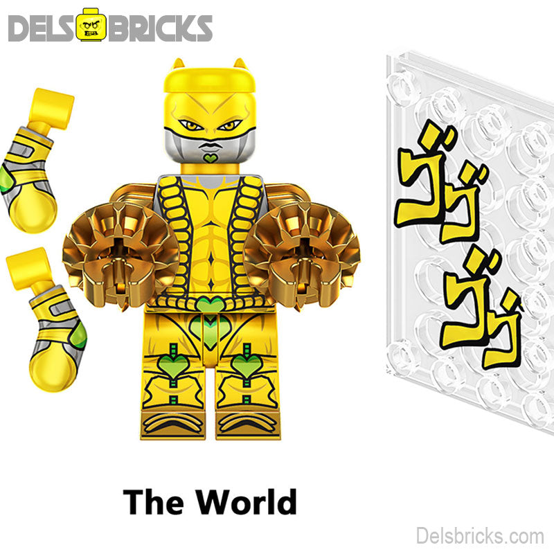 The World Jojo's Bizarre Adventure Anime Lego Minifigures custom toys