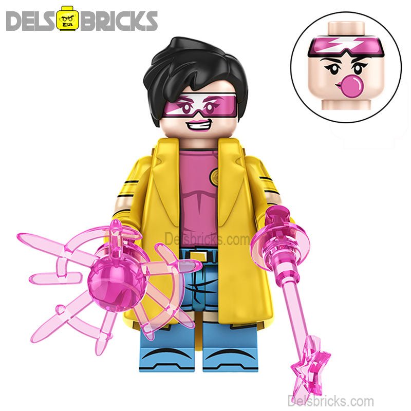 Jubilee From X - Men '97 Lego Minifigures Best custom toys S2 - DelsBricks MinifiguresMinifiguresDelsBricks MinifiguresDelsbricks