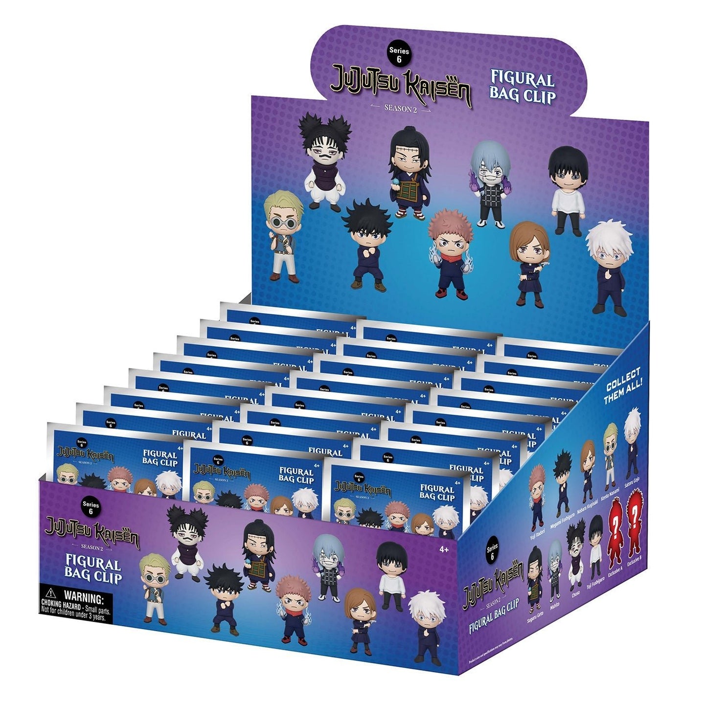 Jujutsu Kaisen 3D Foam Bag Clip Series 6 - Blind Bag Collectible - DelsBricks Toys & CollectiblesFigureDelsBricks Toys & CollectiblesSuper Anime Store