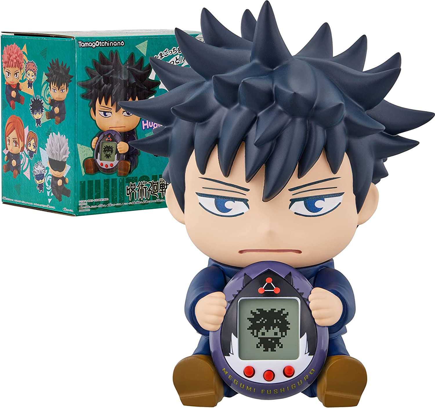 Jujutsu Kaisen HugmyTamagotchi Fushiguro Megumi Vinyl Figure with Tamagotchi Nano - Official JJK Collectible - DelsBricks Toys & CollectiblesFiguresDelsBricks Toys & CollectiblesSuper Anime Store