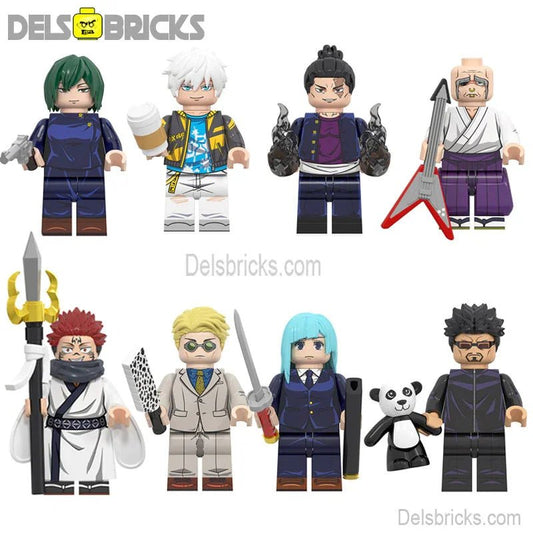 Jujutsu kaisen set of 8 Lego Anime Minifigures Custom Toys 3 - DelsBricks MinifiguresMinifiguresDelsBricks MinifiguresDelsbricks