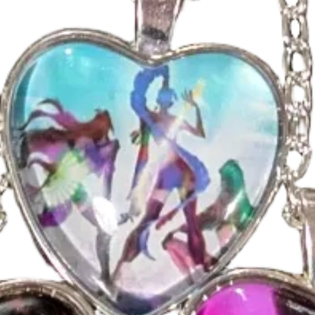 K - POP DEMON HUNTERS Heart Pendant Necklace – Character Art Collection - DelsBricks Toys & CollectiblesDelsBricks Toys & CollectiblesRalphie's Funhouse