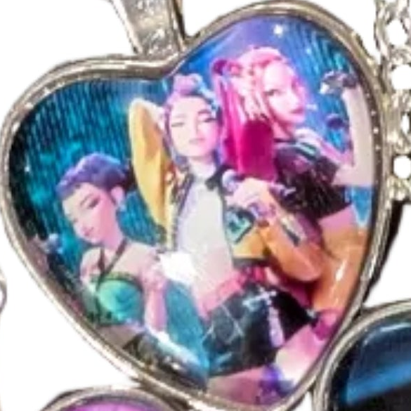 K - POP DEMON HUNTERS Heart Pendant Necklace – Character Art Collection - DelsBricks Toys & CollectiblesDelsBricks Toys & CollectiblesRalphie's Funhouse