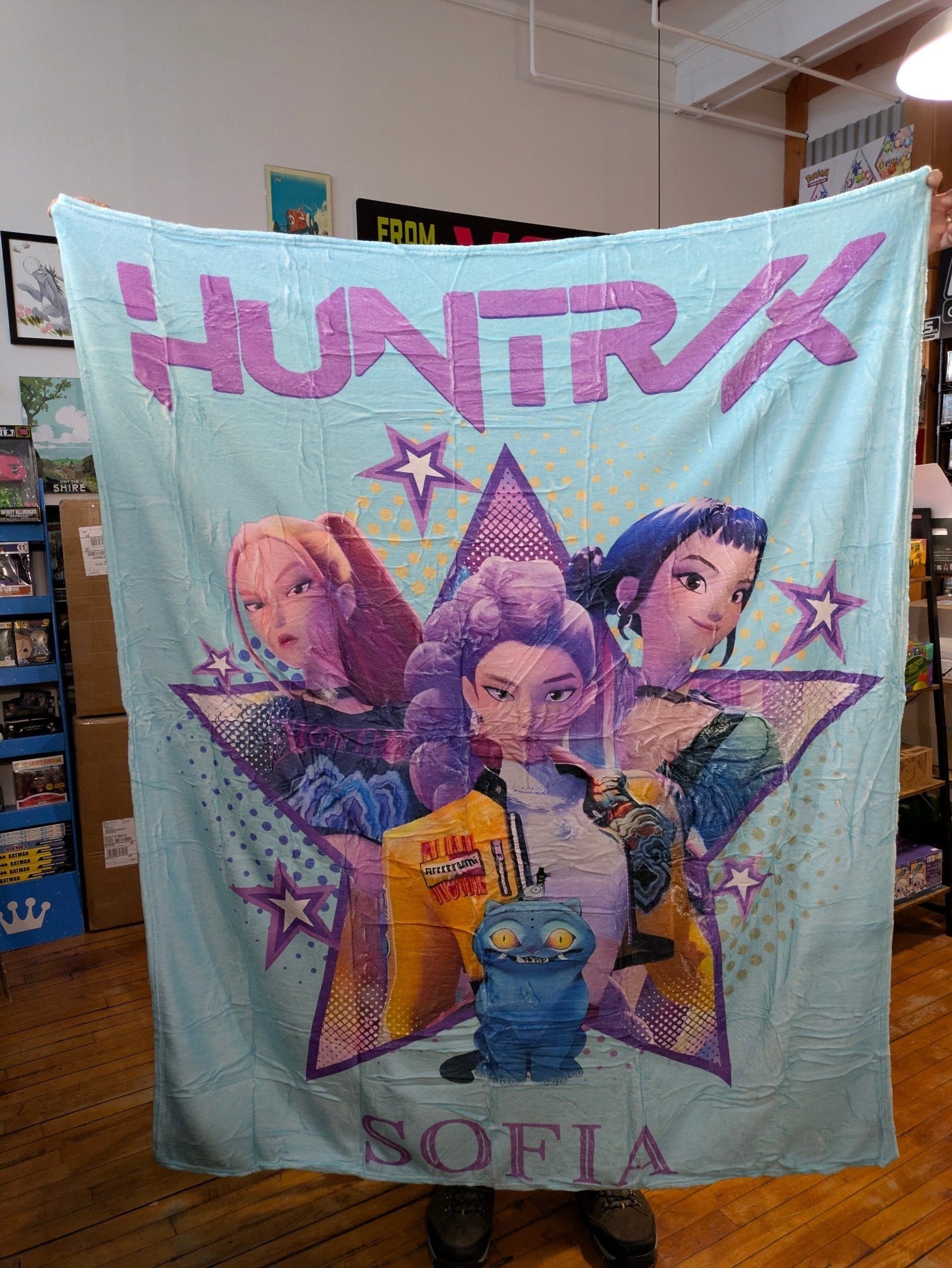 K - POP DEMON HUNTERS HUNTRIX Stars Blanket - DelsBricks Toys & CollectiblesDelsBricks Toys & CollectiblesRalphie's Funhouse