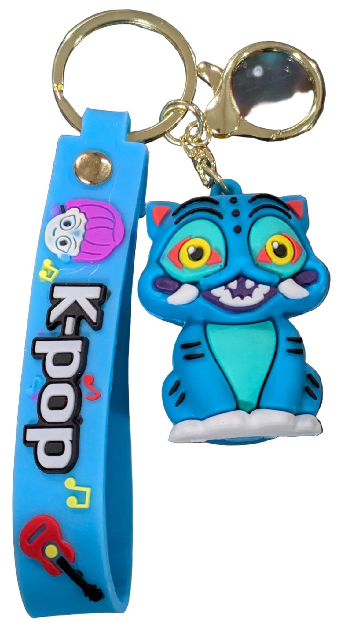 K - POP DEMON HUNTERS Keychain – Derpy Tiger Charm Set - DelsBricks Toys & CollectiblesDelsBricks Toys & CollectiblesRalphie's Funhouse