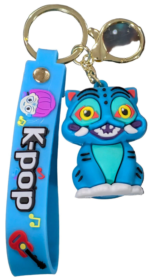 K - POP DEMON HUNTERS Keychain – Derpy Tiger Charm Set - DelsBricks Toys & CollectiblesDelsBricks Toys & CollectiblesRalphie's Funhouse