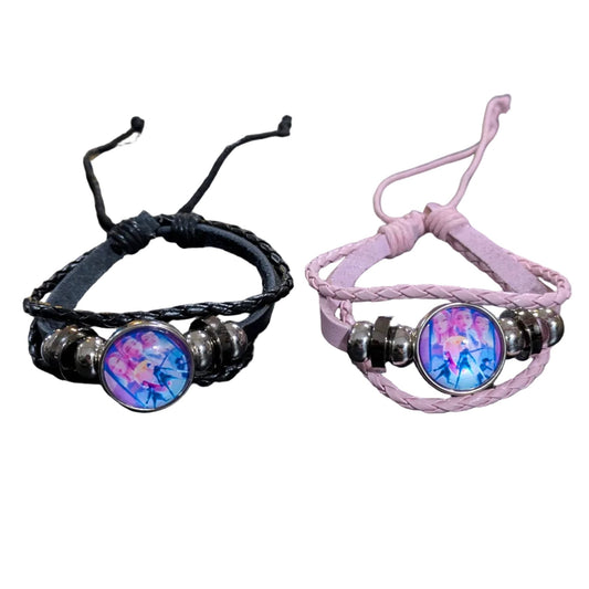 K - POP DEMON HUNTERS Leather Charm Bracelet – Fangirl Edition - DelsBricks Toys & CollectiblesDelsBricks Toys & CollectiblesRalphie's Funhouse