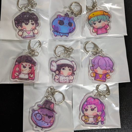 K - POP DEMON HUNTERS Mini Chibi Keychain Series (8 Designs) - DelsBricks Toys & CollectiblesDelsBricks Toys & CollectiblesRalphie's Funhouse