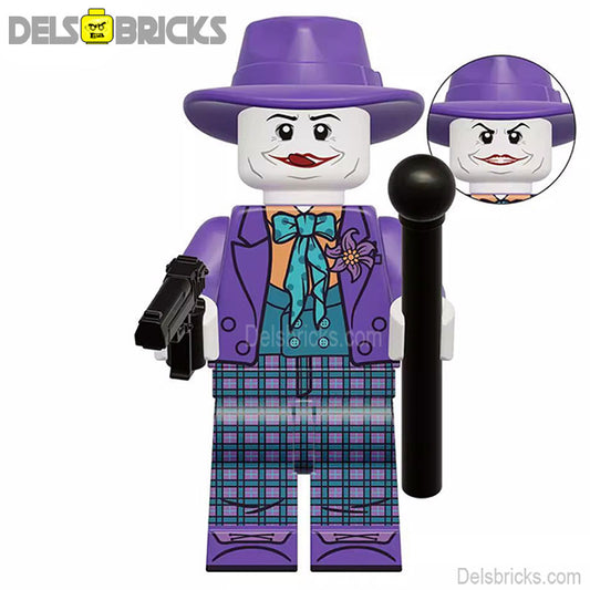 The Joker Jack Nicholson Batman Movie Lego Minifigures Custom Toys 10