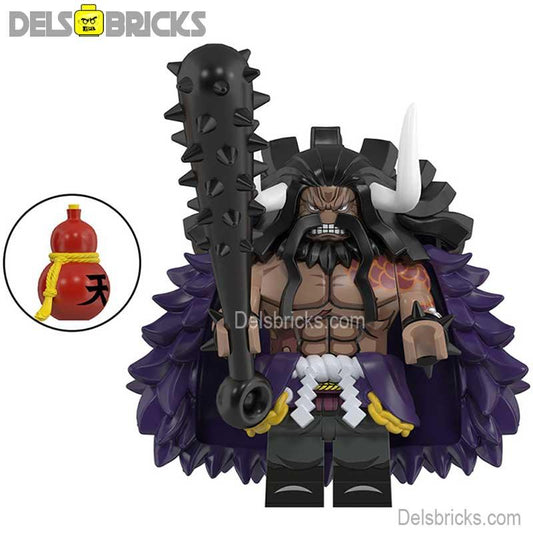 Kaidou from ONE PIECE Anime Lego Minifigures custom toys New - DelsBricks MinifiguresMinifiguresDelsBricks MinifiguresDelsbricks