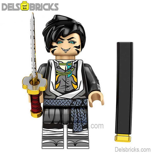 Kaigaku Demon Slayer Anime Lego Minifigures Custom Toys - DelsBricks MinifiguresMinifiguresDelsBricks MinifiguresDelsbricks