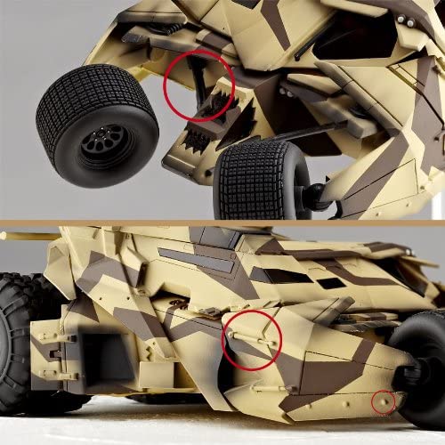 Kaiyodo Sci - Fi Revoltech 047: Batmobile Camouflage Tumbler Vehicle Figure - DelsBricks Toys & CollectiblesFiguresDelsBricks Toys & CollectiblesSuper Anime Store